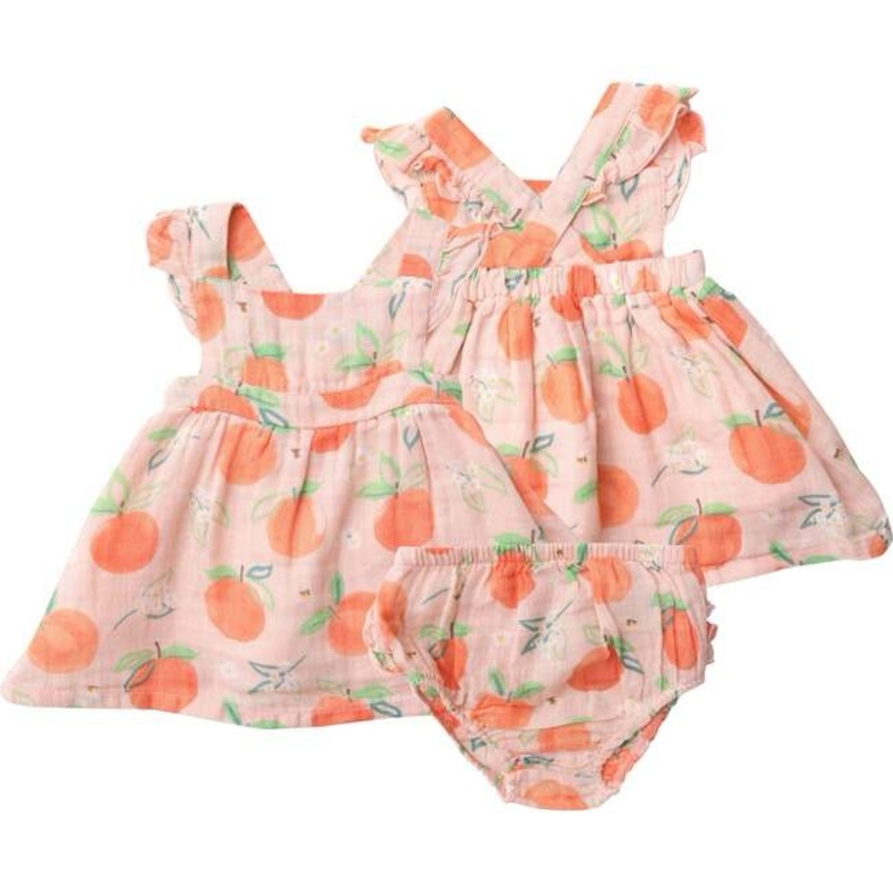ANGEL DEAR

Peaches Pinafore Top & Bloomer